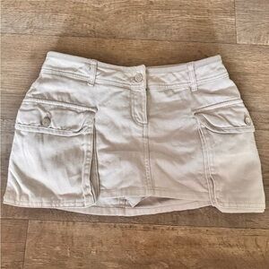 beige Mini skirt -Garage